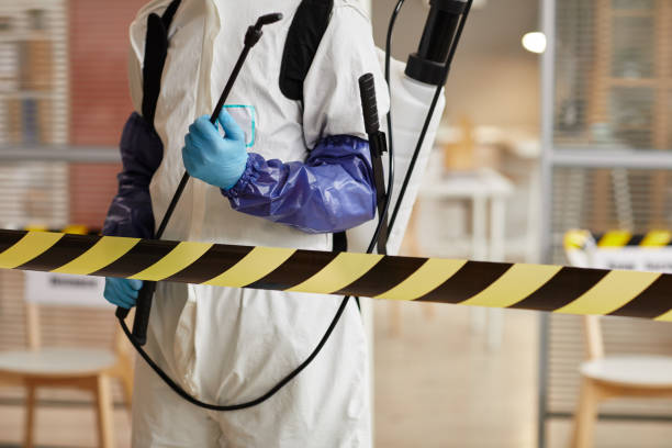 Professional Sewage Cleanup technician working in Westpoint, IN